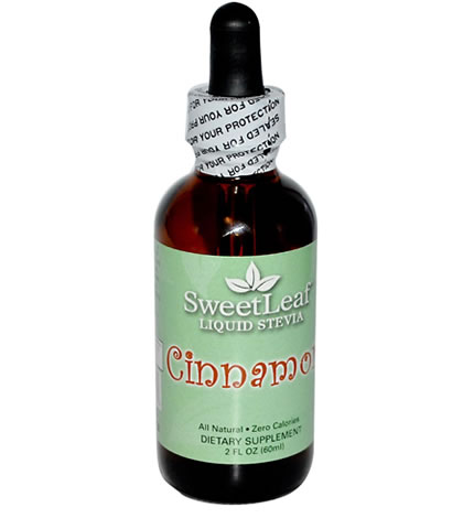 Cinnamon Liquid Stevia, SweetLeaf (60ml) - Click Image to Close