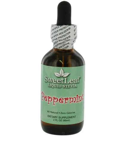 Peppermint Liquid Stevia, SweetLeaf (60ml) - Click Image to Close