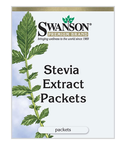 Stevia Extract, Swanson 100 Packets - Click Image to Close