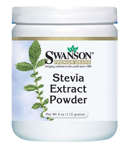 Stevia Extract Powder, Swanson (112g) - Click Image to Close