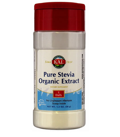 Pure Stevia Organic Extract, KAL (38g) - Click Image to Close