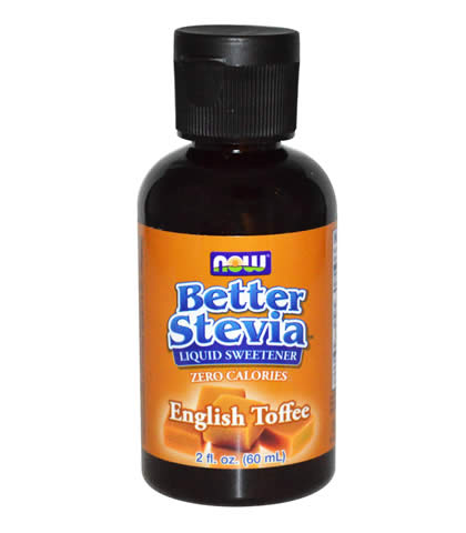 Liquid Stevia English Toffee Flavor, Now Foods (60ml) - Click Image to Close