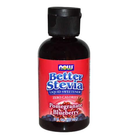 Liquid Stevia Pomegranate Blueberry Flavor, Now Foods (60ml) - Click Image to Close