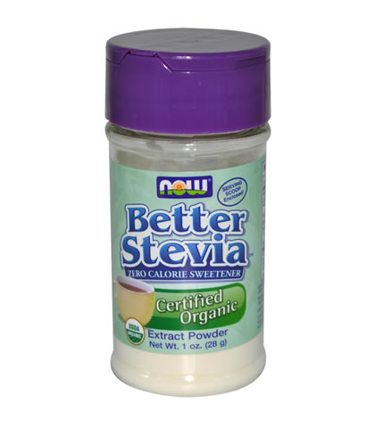 Organic Stevia Powder, Now Foods (28g) - Click Image to Close