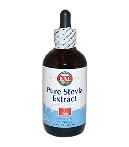 Pure Stevia Extract Alcohol Free, KAL (118ml) - Click Image to Close