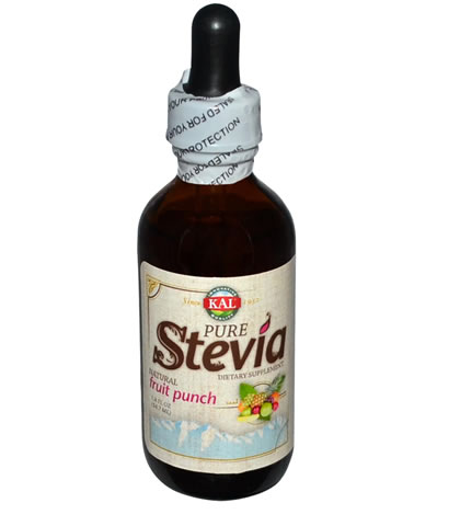 Natural Fruit Punch Liquid Stevia, KAL (54.7 ml) - Click Image to Close