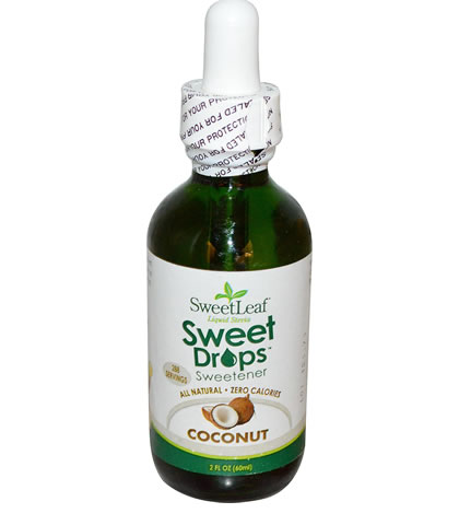 Coconut Liquid Stevia, SweetLeaf (60ml) - Click Image to Close