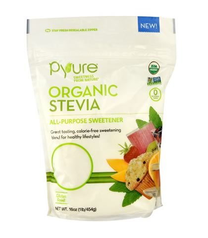 Organic Stevia Sweetener, Pyure (454g) - Click Image to Close